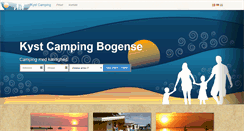 Desktop Screenshot of kystcamping.dk
